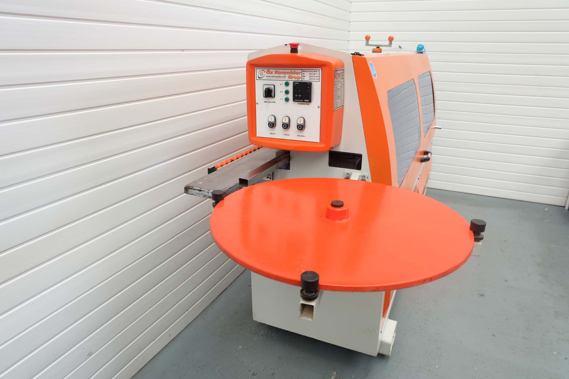 FRP 285 Kenar Yapistirma Edge banding Machine. Feed Speed 14m/min. Edge Max Thickness 3mm. Glue Heat - Image 10 of 16