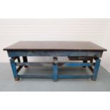 Cast Iron Surface Table on Levelling Stand.