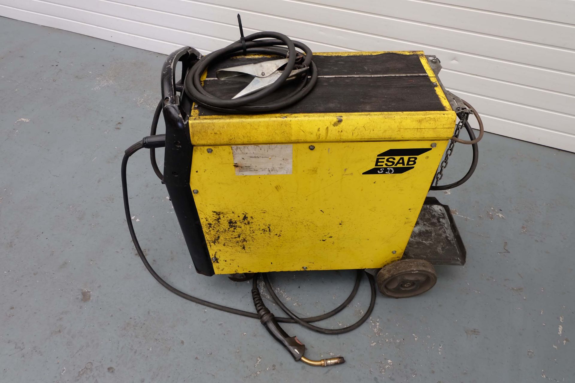 Esab Origo Mig C34O PRO 4WD Mig Welding Set. Welding Current Range: 40 - 340 Amps. Cycle Duty @ 100% - Image 5 of 10