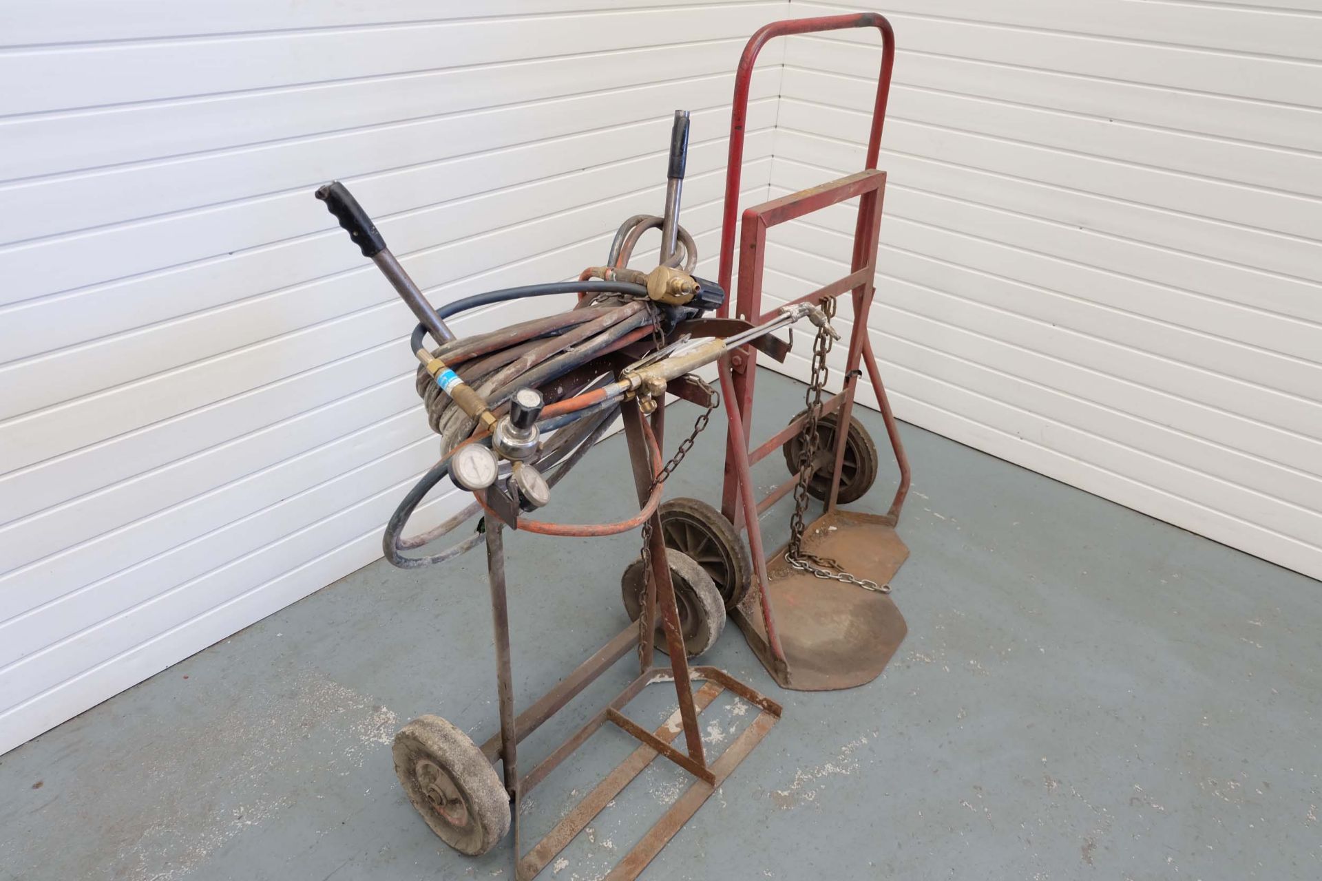 Two Bottle Trolleys. One With Cutting Equipment. - Image 2 of 5