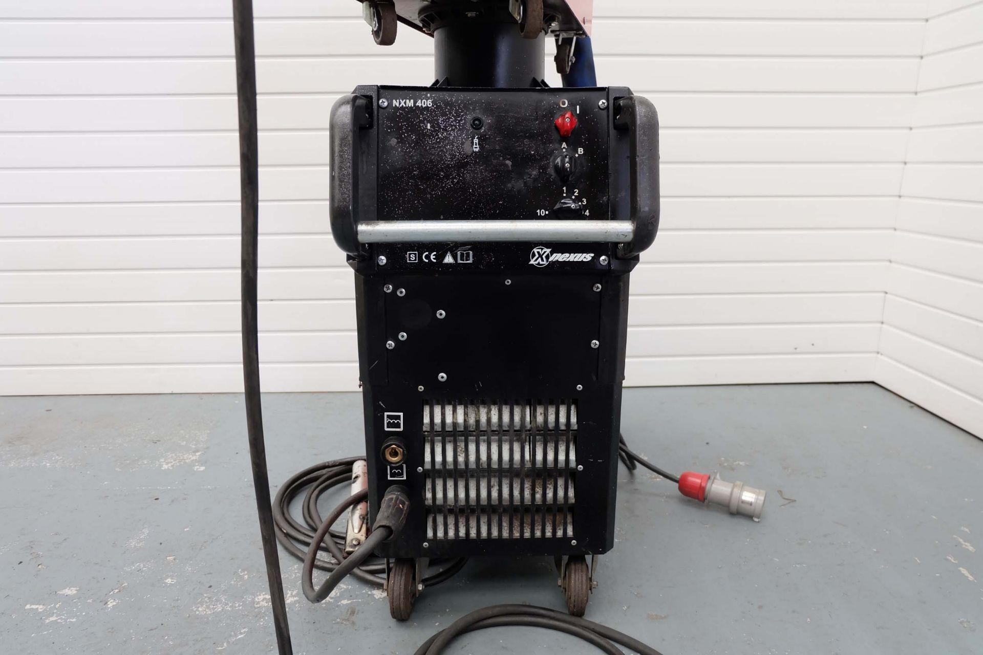 Nexus Type NXM 406 TER Generator Gas Mig Welding Machine. With NXM 406 Feeder. Welding Current Range - Image 2 of 10