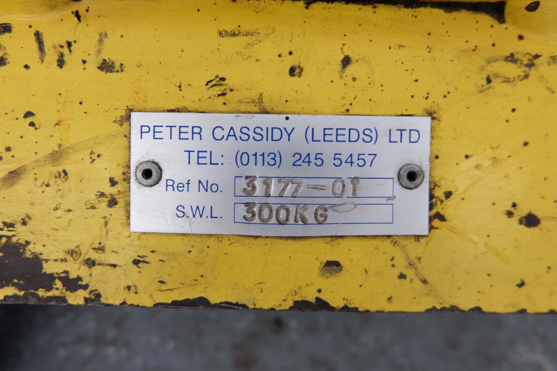 Peter Cassidy (Leeds) Ltd Fork Lift Truck Lifting Hook. - Image 2 of 5