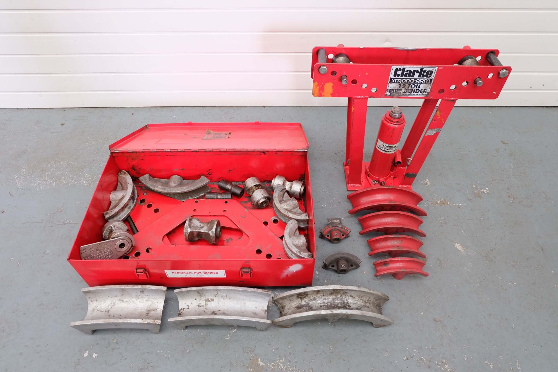 Clarke Strong Arm 12 Ton Hydraulic Pipe Bender. Plus Other Formers & Parts Spares or Repairs.