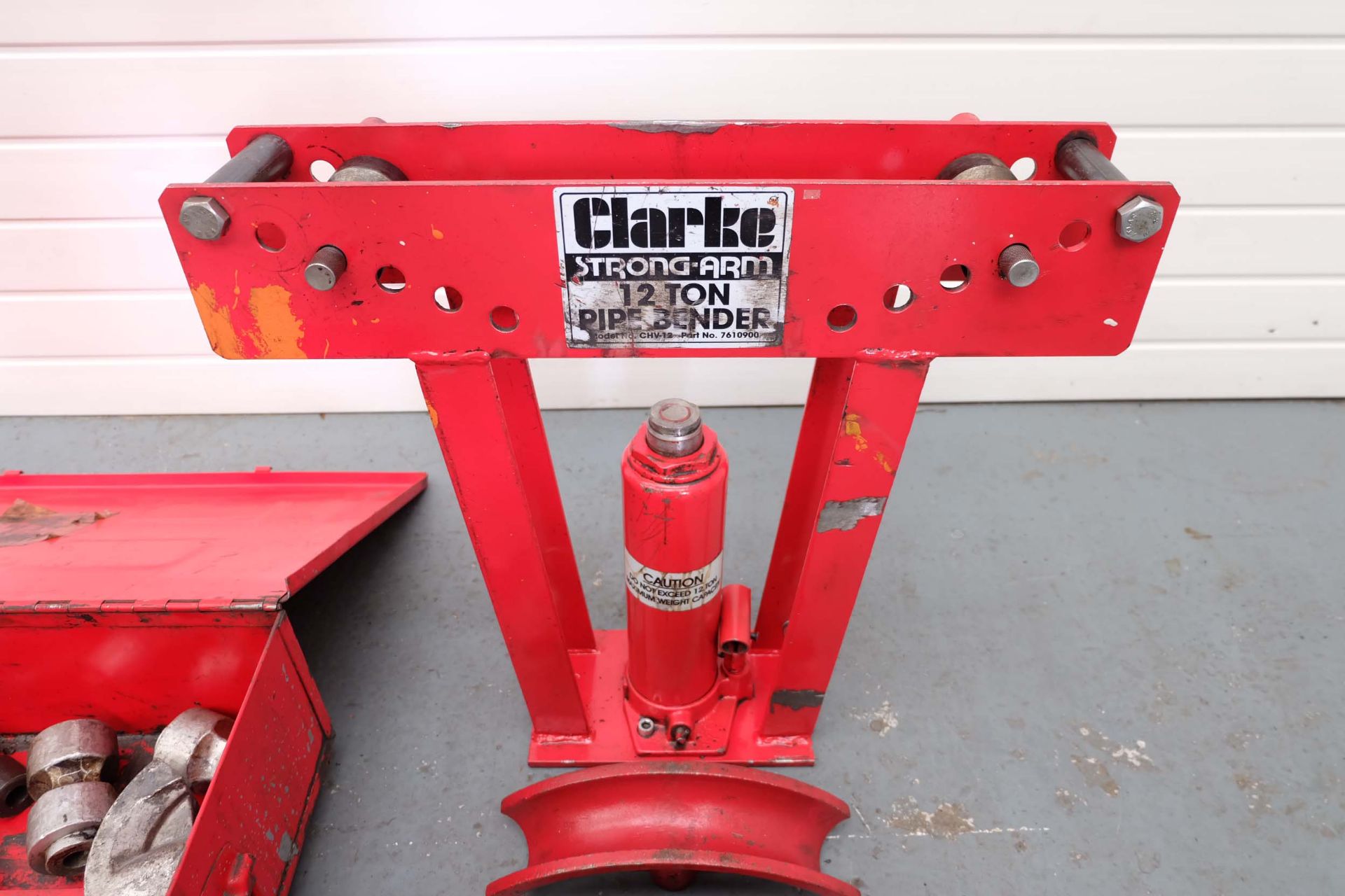 Clarke Strong Arm 12 Ton Hydraulic Pipe Bender. Plus Other Formers & Parts Spares or Repairs. - Image 2 of 6