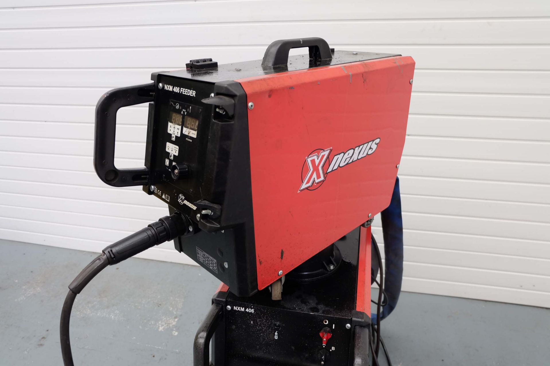 Nexus Type NXM 406 TER Generator Gas Mig Welding Machine. With NXM 406 Feeder. Welding Current Range - Image 4 of 10