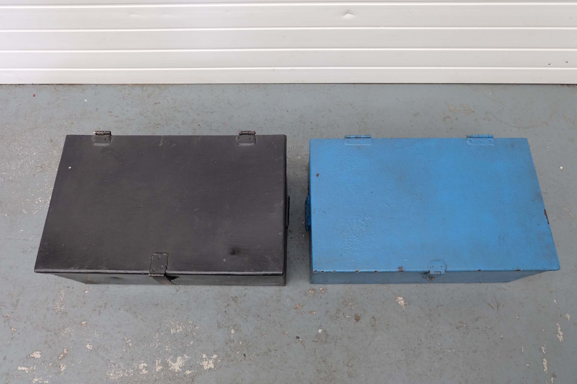 Two Steel Tool Boxes. Dimensions: 25" x 15" x 10". - Image 4 of 5