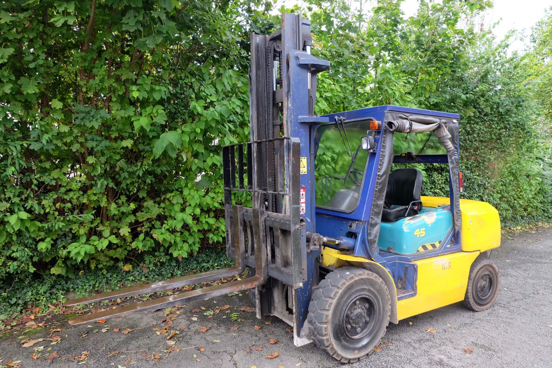 Komatsu Model FD4OT-7 Diesel Fork Lift Truck. - Image 12 of 21