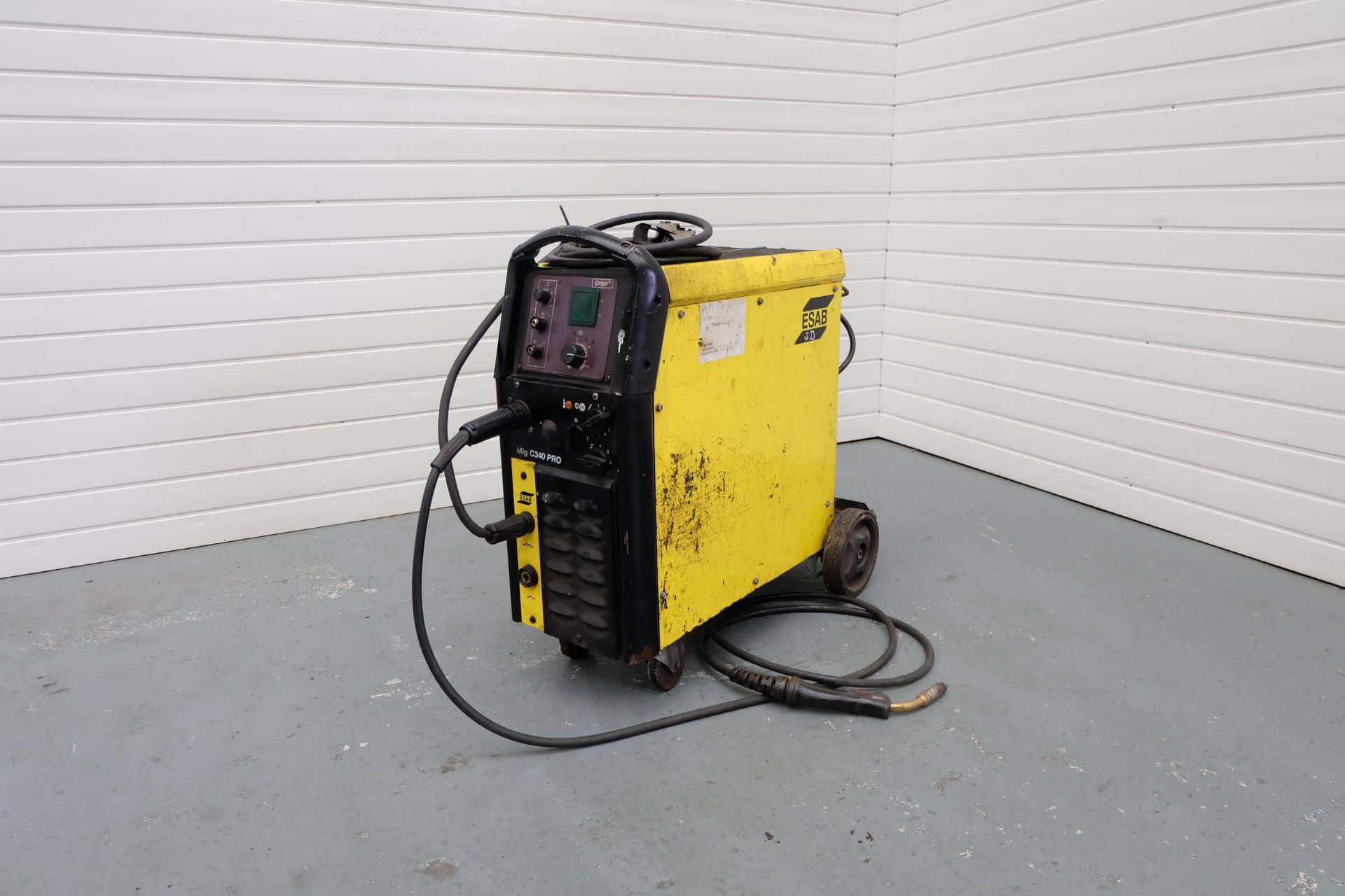 Esab Origo Mig C34O PRO 4WD Mig Welding Set. Welding Current Range: 40 - 340 Amps. Cycle Duty @ 100% - Image 10 of 10