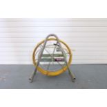 Dart 6mm Ferret Duct/Flexi Ros. Cable Pulling System. On Steel Frame. Length Approx 40-50 Mtrs.