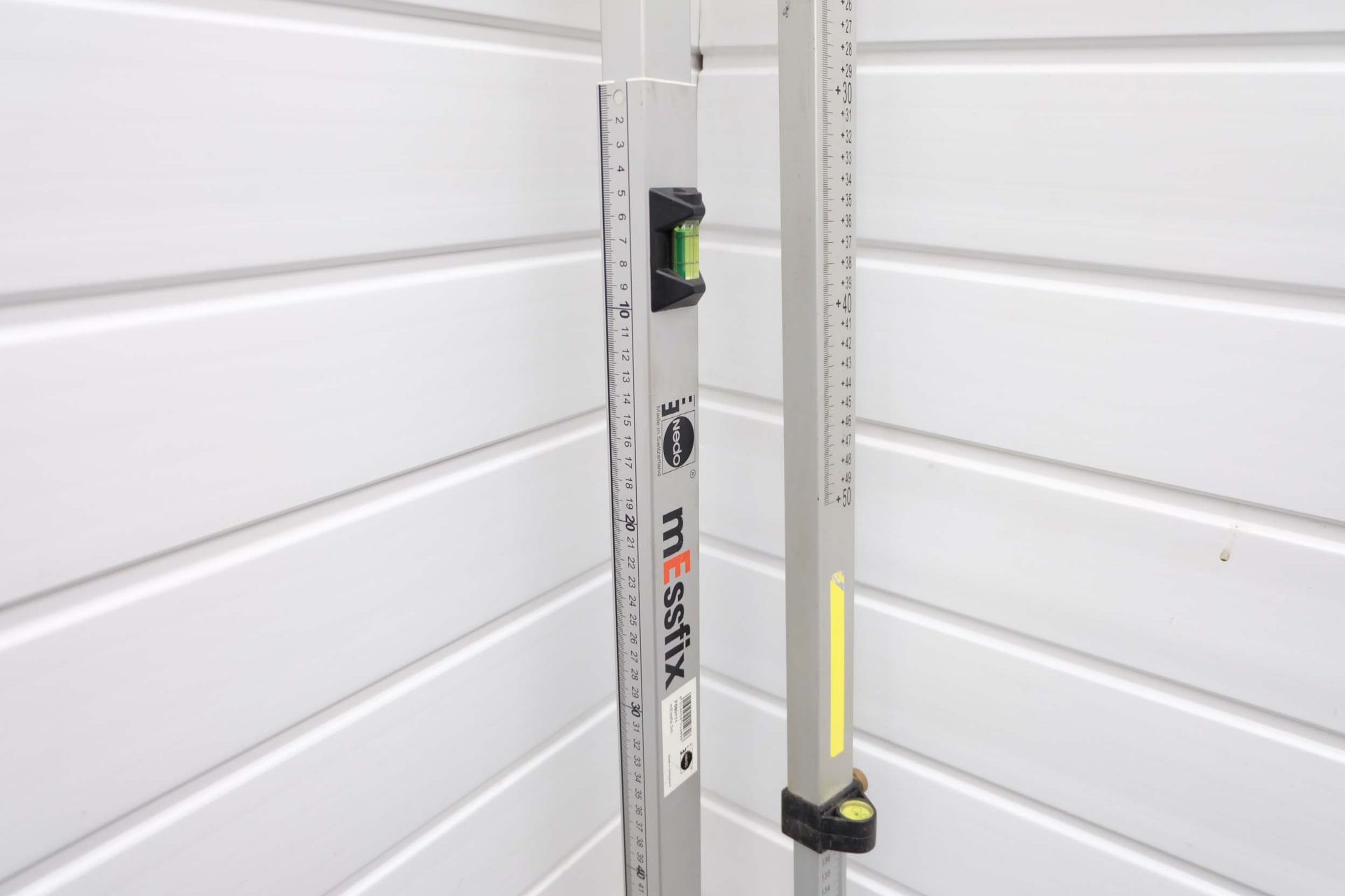 Nedo mEssfix 6 Section Aluminium Measuring Pole With Tape & Level. - Image 2 of 10