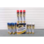 Pro Solve Temporary Linemaker. 12 x 750ml New In Box. Plus Eleven Partly Used in Red, Blue & White.