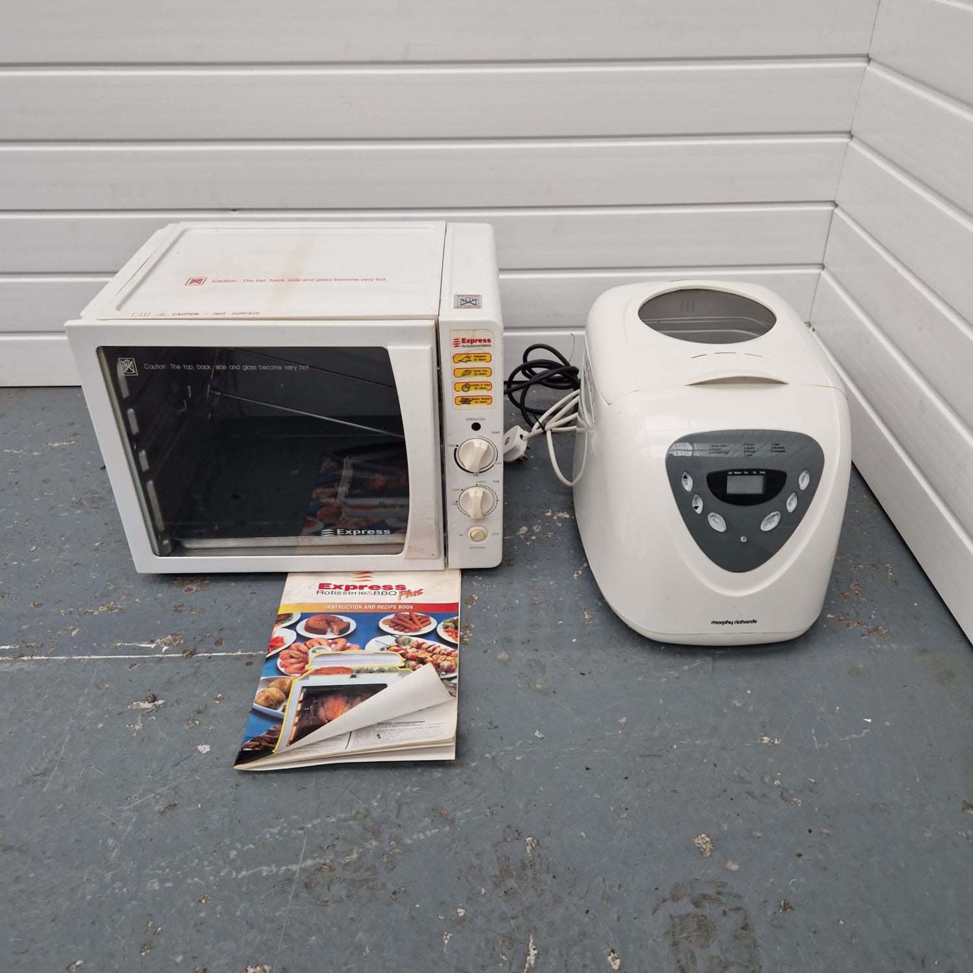 Morphy Richards Bread Maker and Daeryuk Express Rotary Grill.A35:C35
