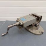 Astra 6" Swivel & Tilt Machine Vice. Width of Jaws 6 1/4". Height of Jaws 2". Maximum Opening of Jaw