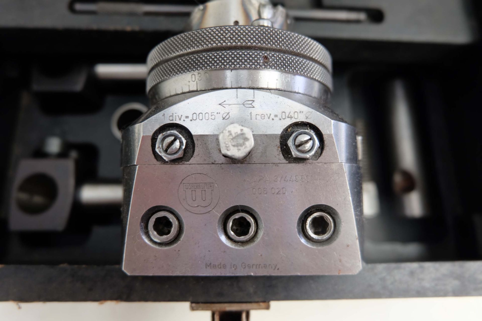 Wohlhaupter UPA3 Boring Head. Adjustment Slide45mm. Size of Head 85mm. Tool Hole Size: 19mm (3/4"). - Image 2 of 9