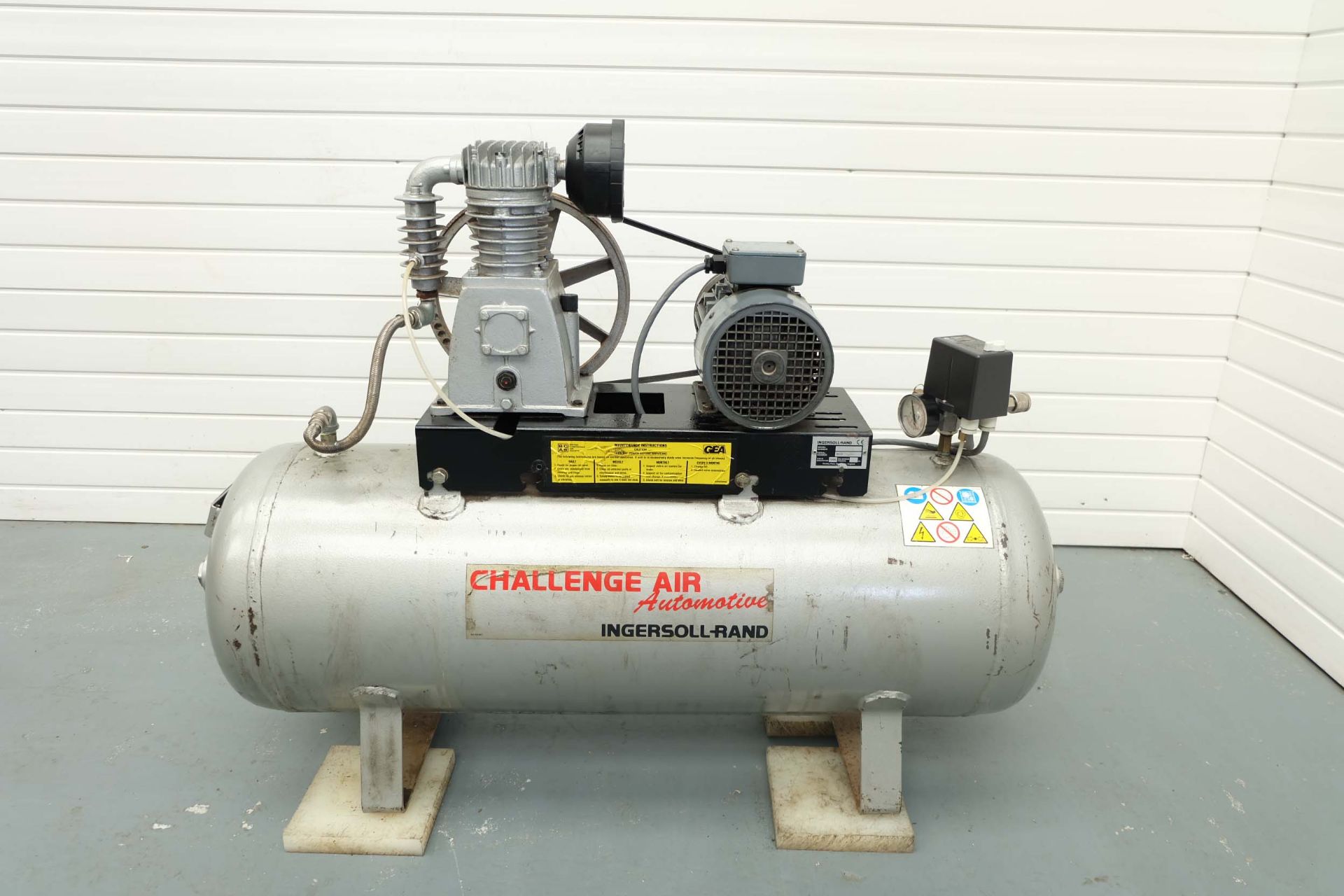 Ingersoll-Rand Model A3 Air Compressor. Power: 2.2 KW. 3 Phase. Max Pressure: 10 Bar.