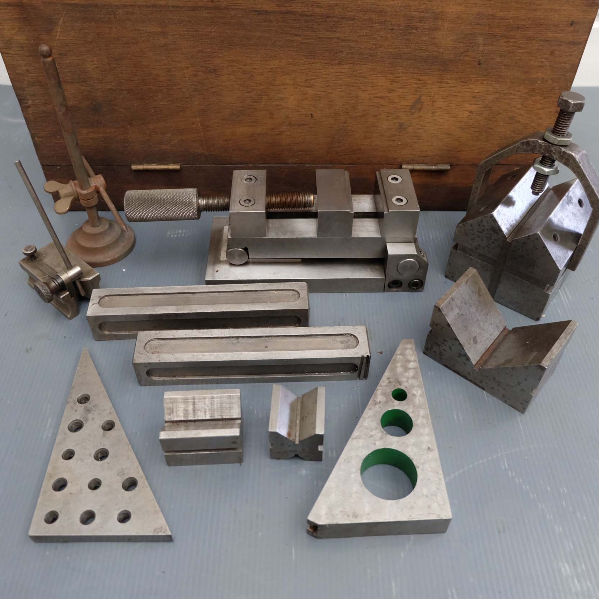 Wooden Toolmakers Box With 4 Drawers And Tooling as Lotted - Image 6 of 7