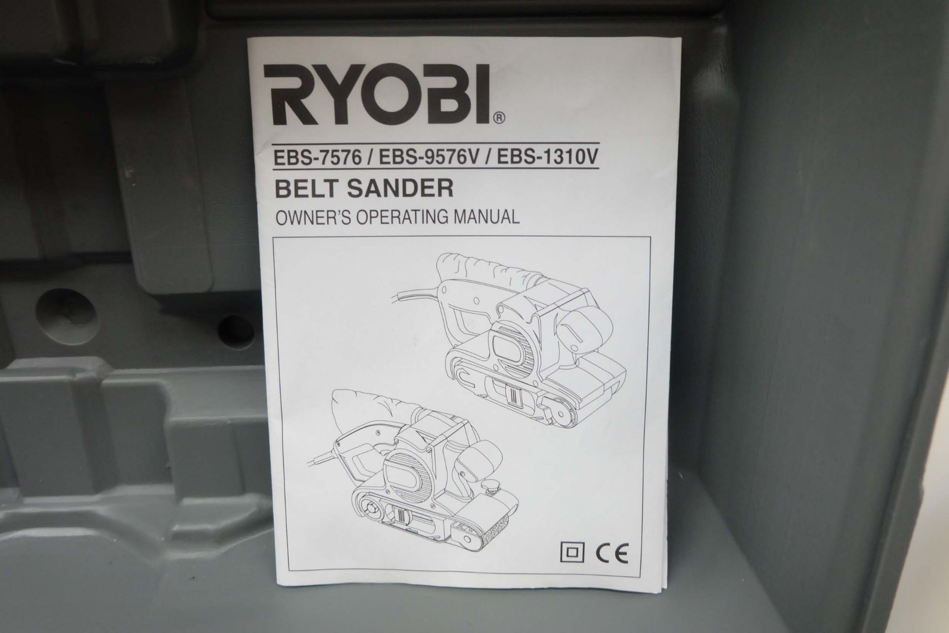 Ryobi Model EBS-1310V Electric Belt Sander. Input 110 Volt. Power 1350 Watt. Load speed 240-400m/min - Image 7 of 9