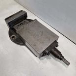 Abwood 6" Machine Vice. Width of Jaws 6 1/2". Height of Jaws 1 3/4". Max Opening of Jaws 6".