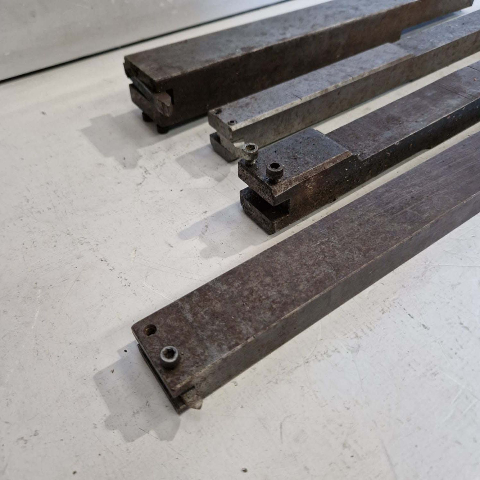 4 x Home Made Heavy Duty Lathe Boring Bars. Lengths from 400mm to 650mm. - Image 2 of 4