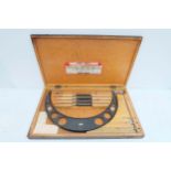 Moore & Wright No. 948 x Adjustable Micrometer Capacity 12" - 16" With Wooden Case.