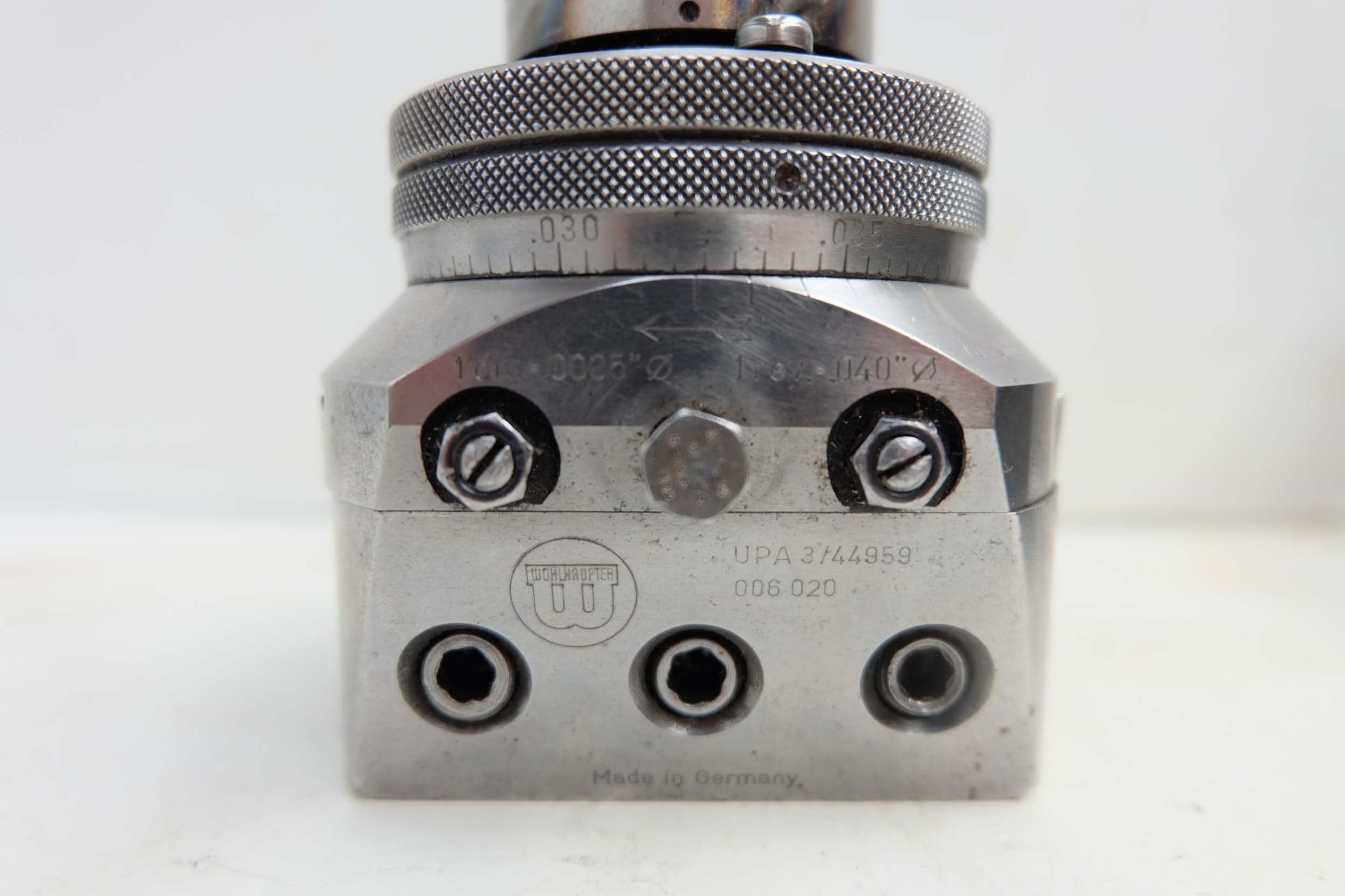 Wohlhaupter UPA3 Boring Head. Adjustment Slide45mm. Size of Head 85mm. Tool Hole Size: 19mm (3/4"). - Image 8 of 9