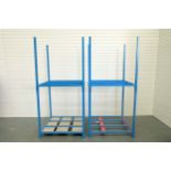 Four Stackable Steel Stillages. External Dimensions 1000mm x 1100mm. Height 1215mm.