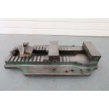 Charles Taylor Adjustable Rack Vice. Maximum Opening 16". Width of Jaws 8".