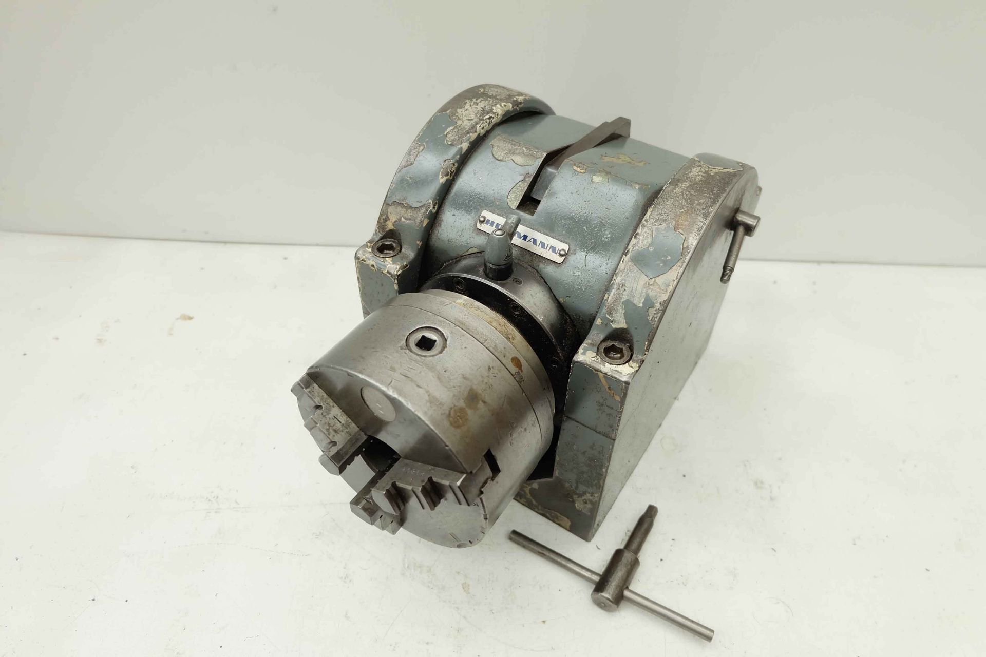 Hofmann Indexing Head 24 Divisional Indexing 90 Degrees Tilting. Centre Height: 125mm. With 130mm 3