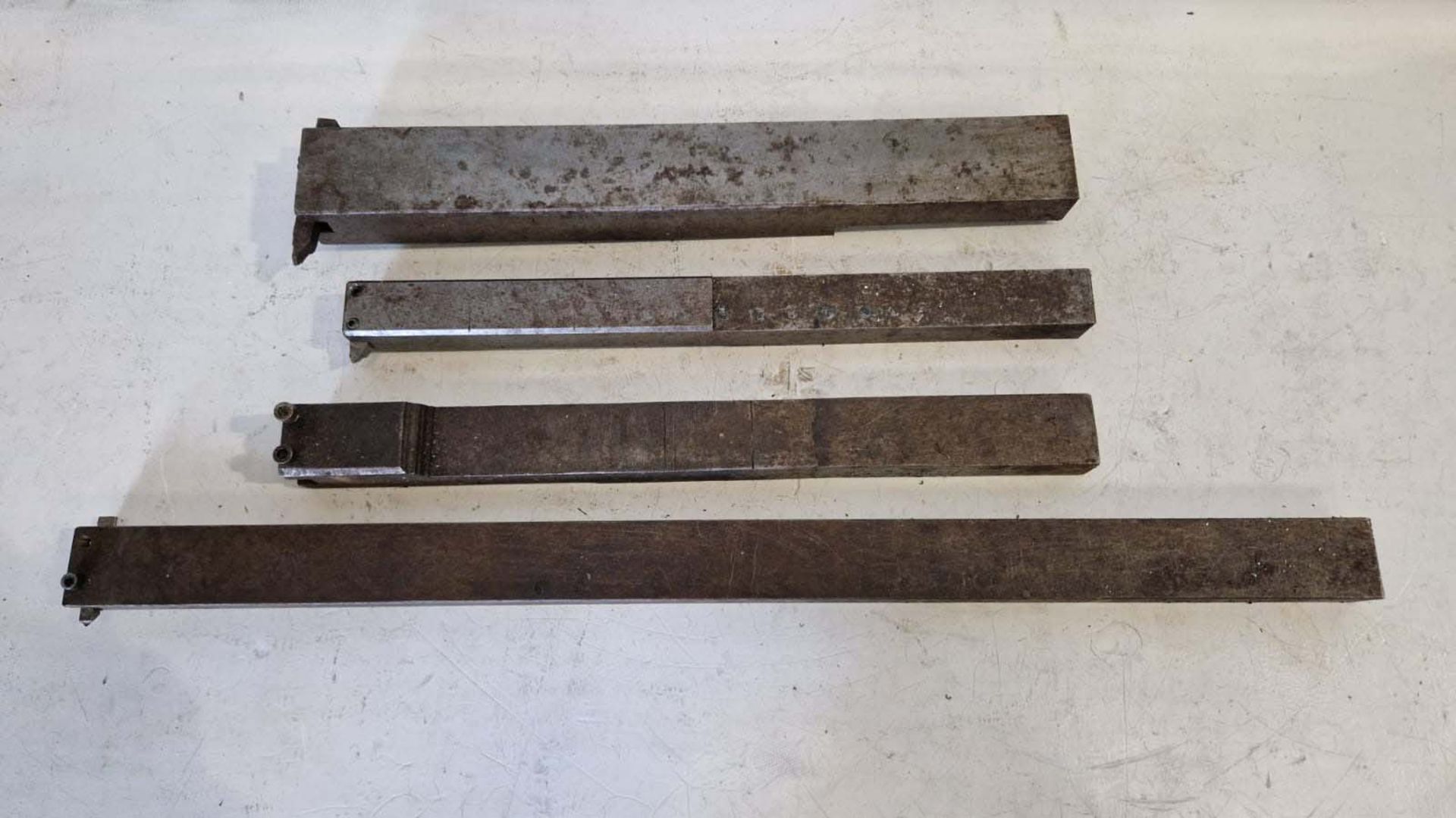 4 x Home Made Heavy Duty Lathe Boring Bars. Lengths from 400mm to 650mm. - Image 4 of 4