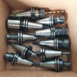 10 x Milling Spindle Tools. SK40/DV40 Taper.