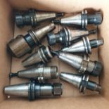 10 x Milling Spindle Tools. SK40/DV40 Taper.