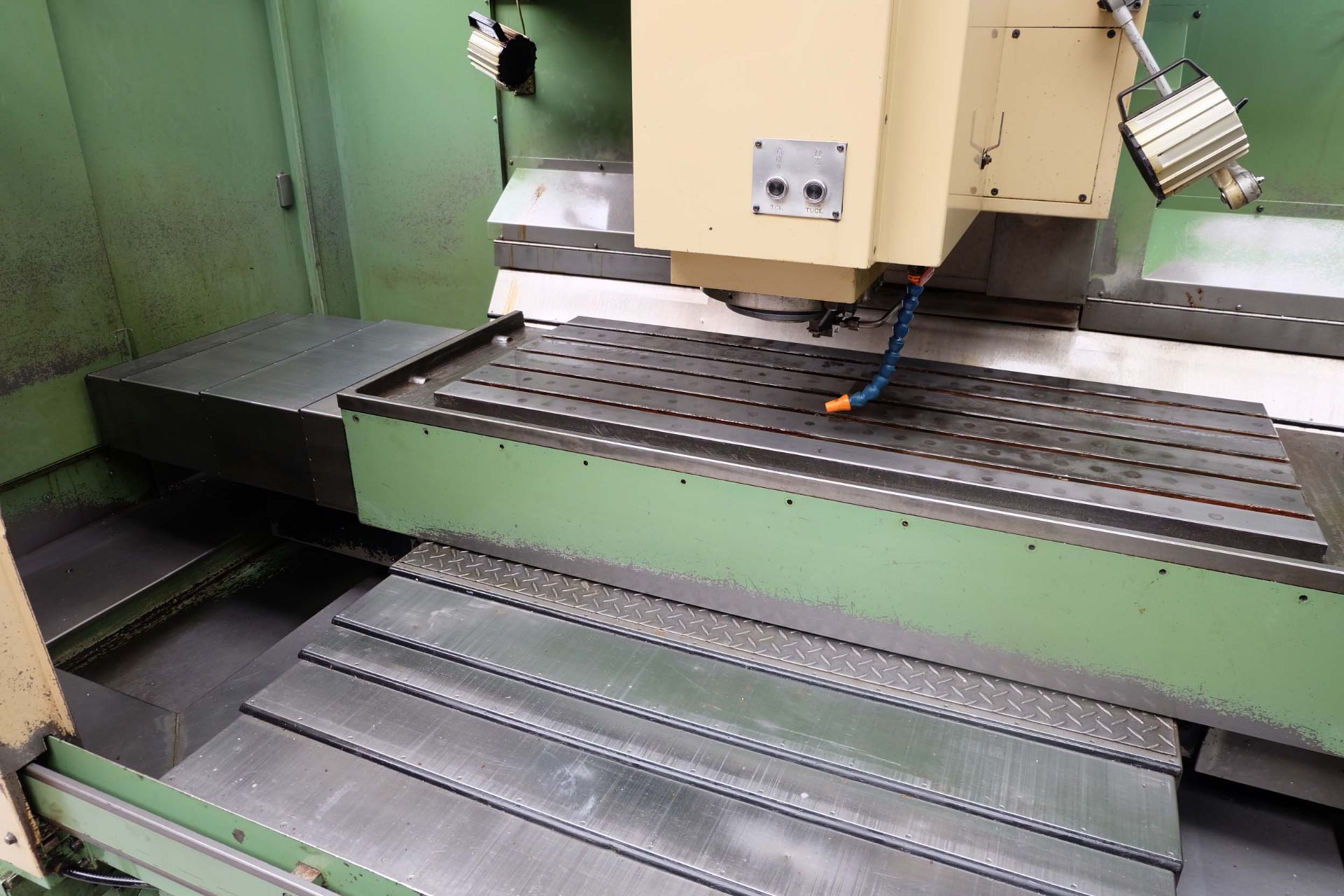 Mori-Seiki MV55/40 Vertical Machining Centre With Fanuc 10MA Control. Table Size: 1400 x 550mm. - Image 8 of 26