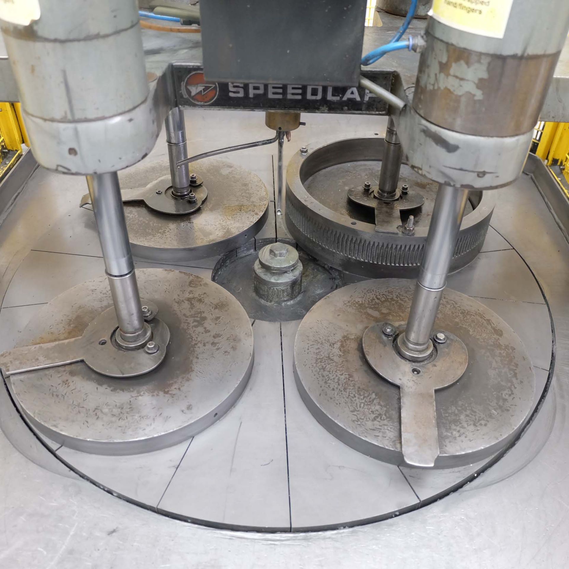 Speedfam Model Speedlap 32 Rotary Table Lapping Machine With Four Pneumatic Power Hold Downs. - Image 4 of 9