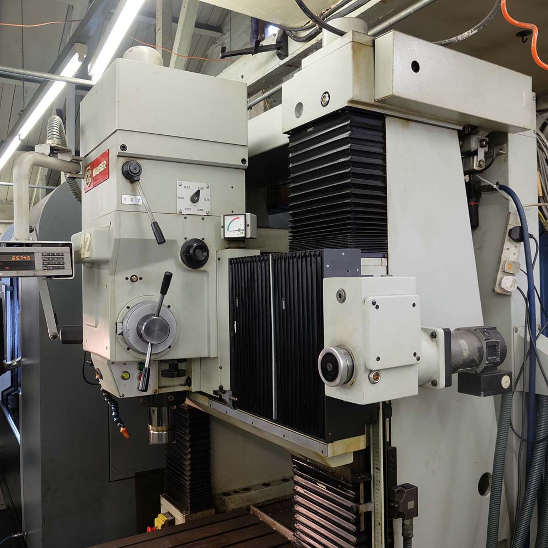 SIP Hauser Type MP-42DR Vertical Jig Boring Machine. 3 Axis Digital Readout. - Image 3 of 20