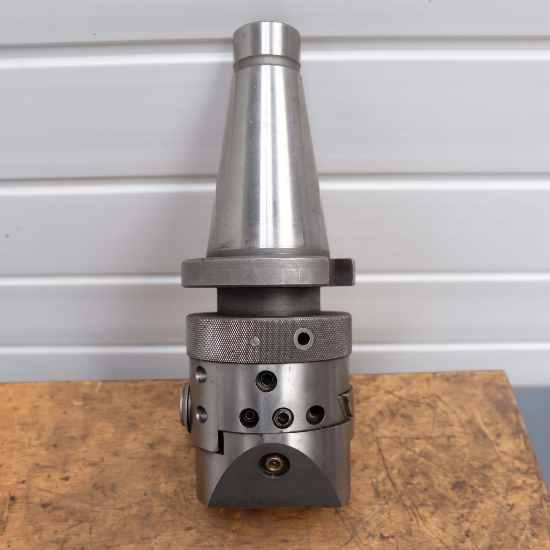 Boring & Facing Head. Head Size: 3 1/2" Diameter. Spindle Taper 50ISO x 1" Whit. - Image 2 of 7
