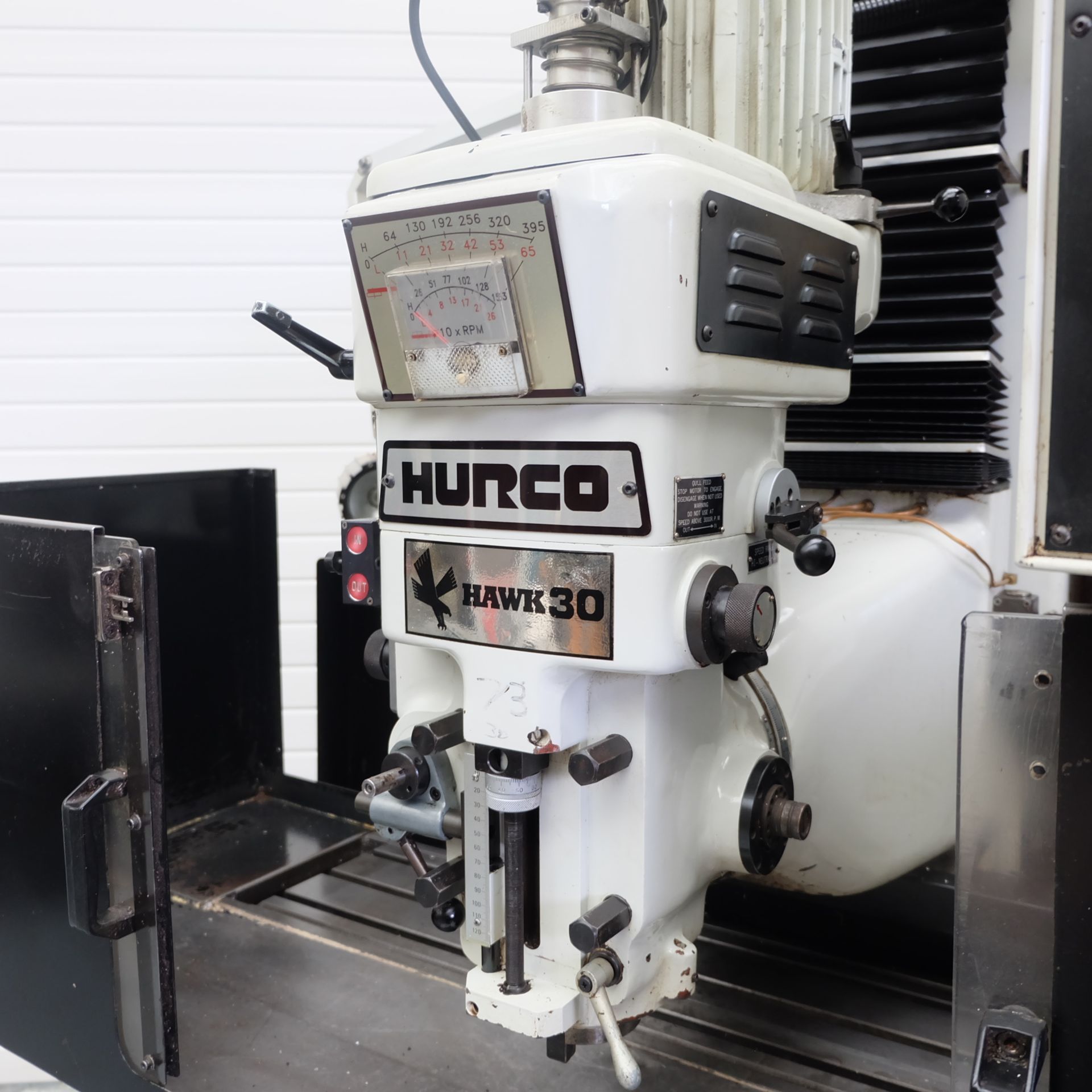 Hurco Hawk 30 CNC 3 Axis Vertical CNC Mill With Ultimax 55m Control. - Image 5 of 15