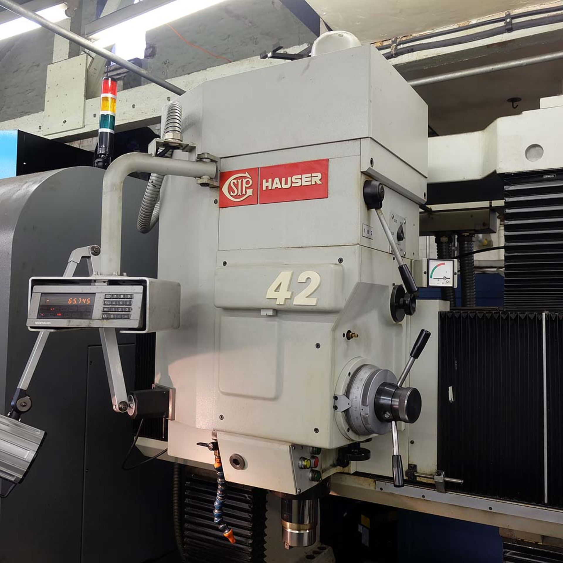 SIP Hauser Type MP-42DR Vertical Jig Boring Machine. 3 Axis Digital Readout. - Image 2 of 20