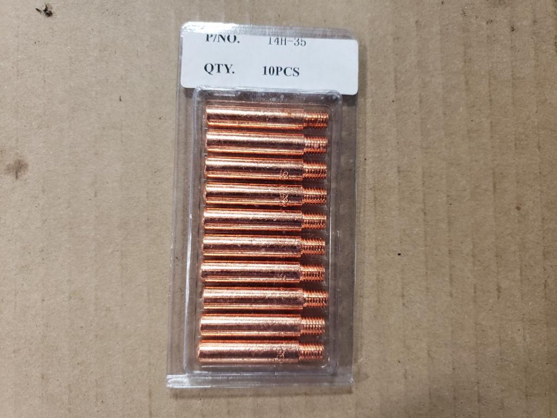 Qty 1200 - Red Onyx welding tips. Part number 14H-35. 12 boxes of 100 in 10 packs. - Image 4 of 4