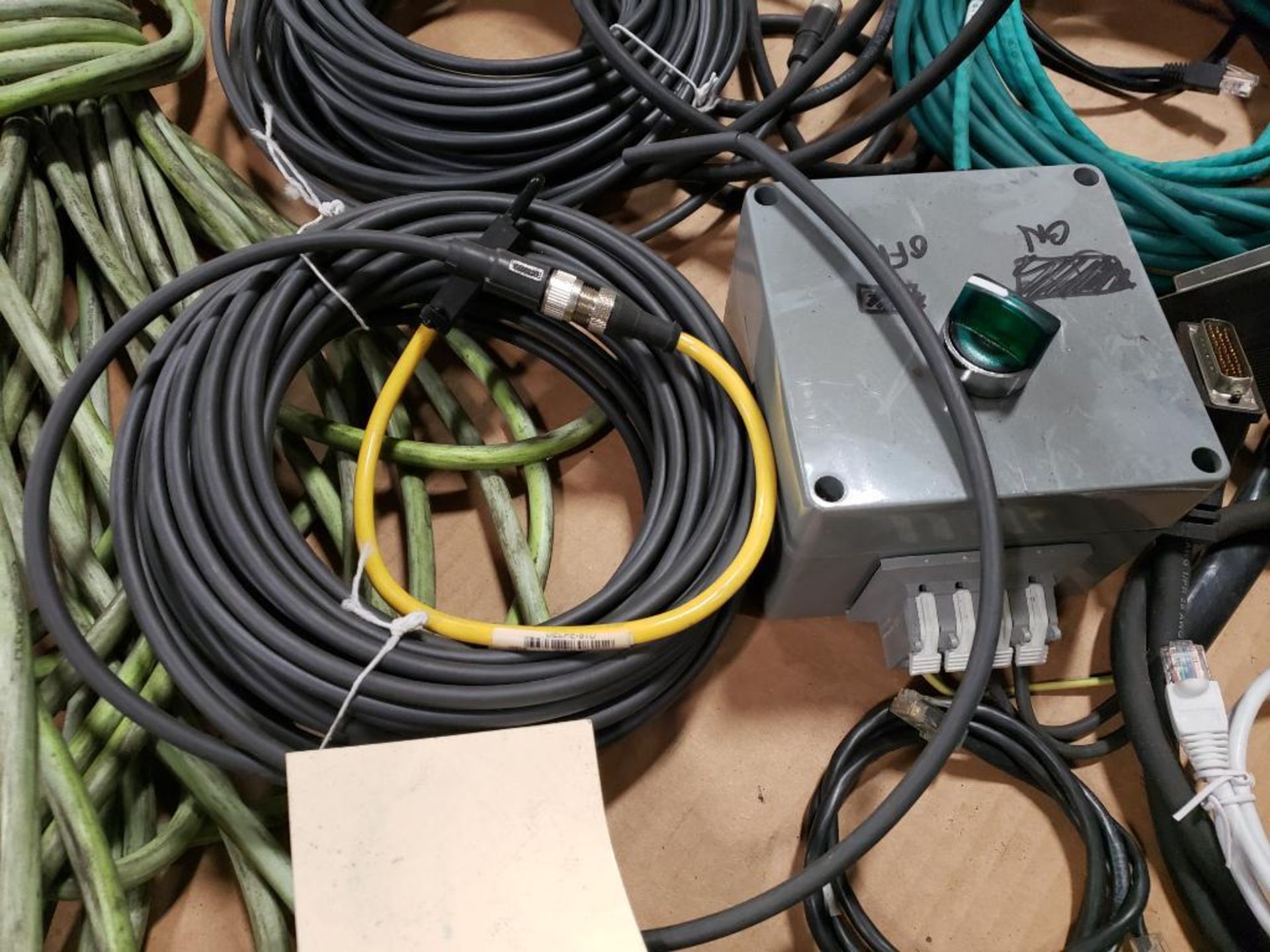 Pallet of assorted electrical connection wires. - Image 8 of 13
