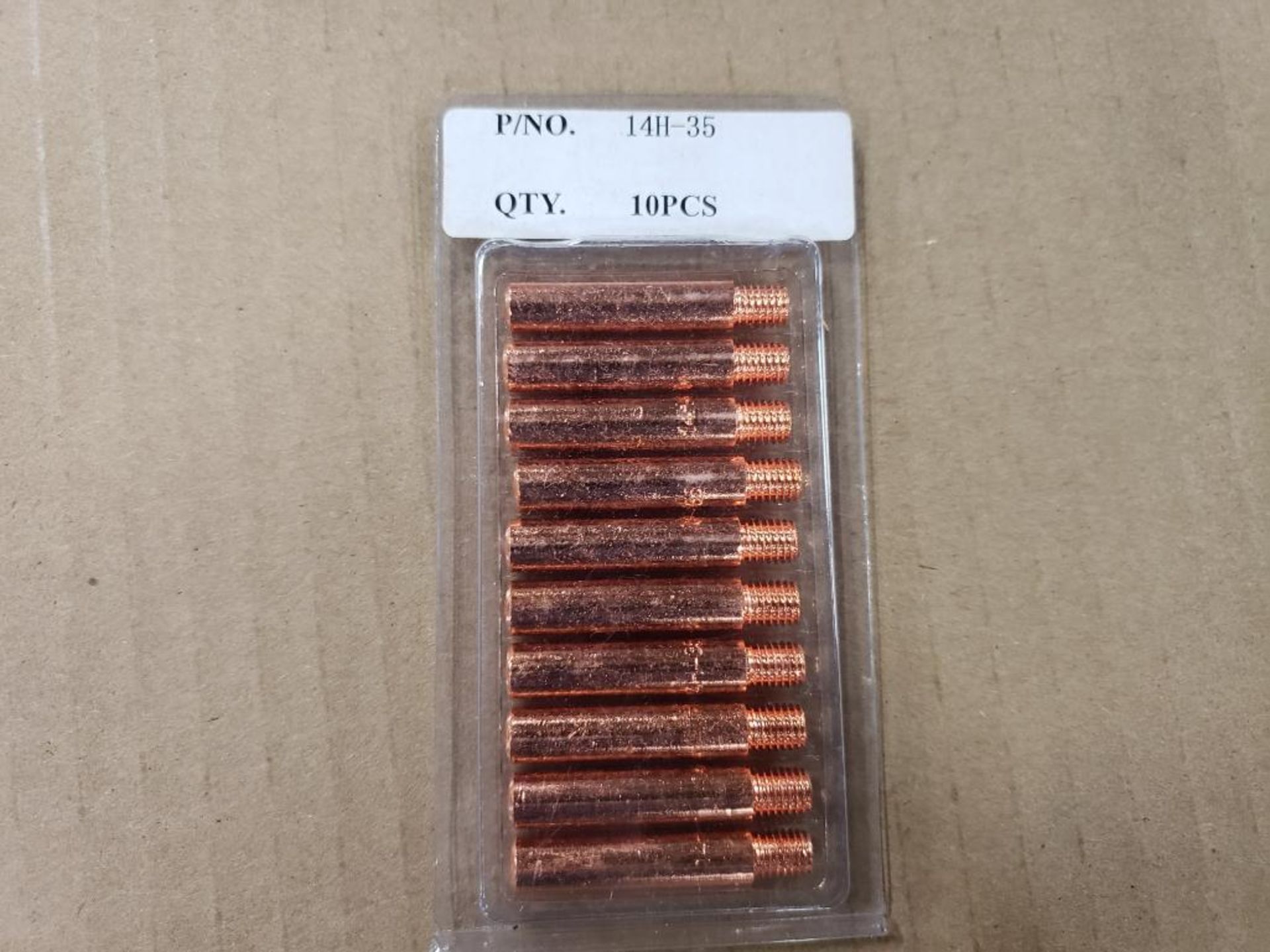 Qty 1200 - Red Onyx welding tips. Part number 14H-35. 12 boxes of 100 in 10 packs. - Image 5 of 5
