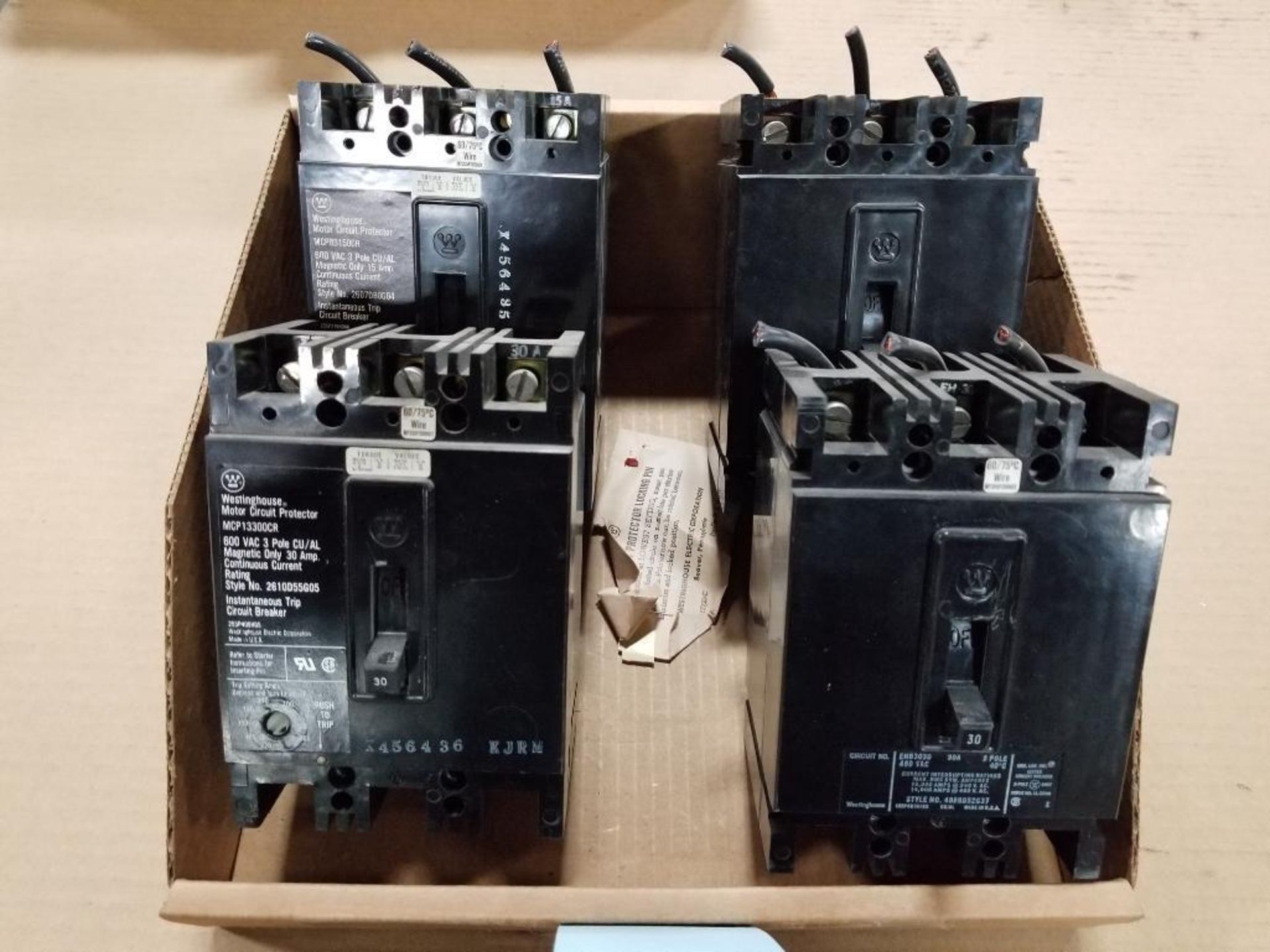 Assorted electrical breakers. Westinghouse. - Image 8 of 9