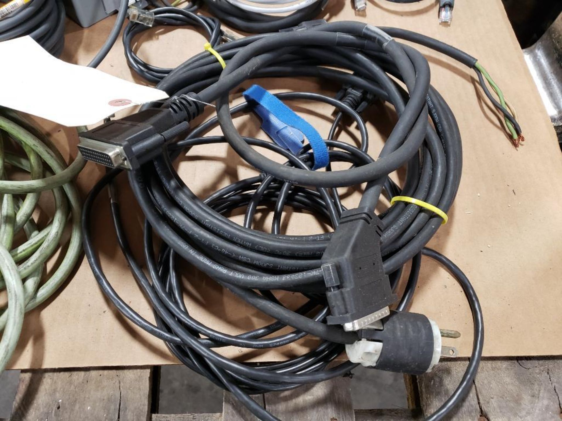 Pallet of assorted electrical connection wires. - Image 3 of 13