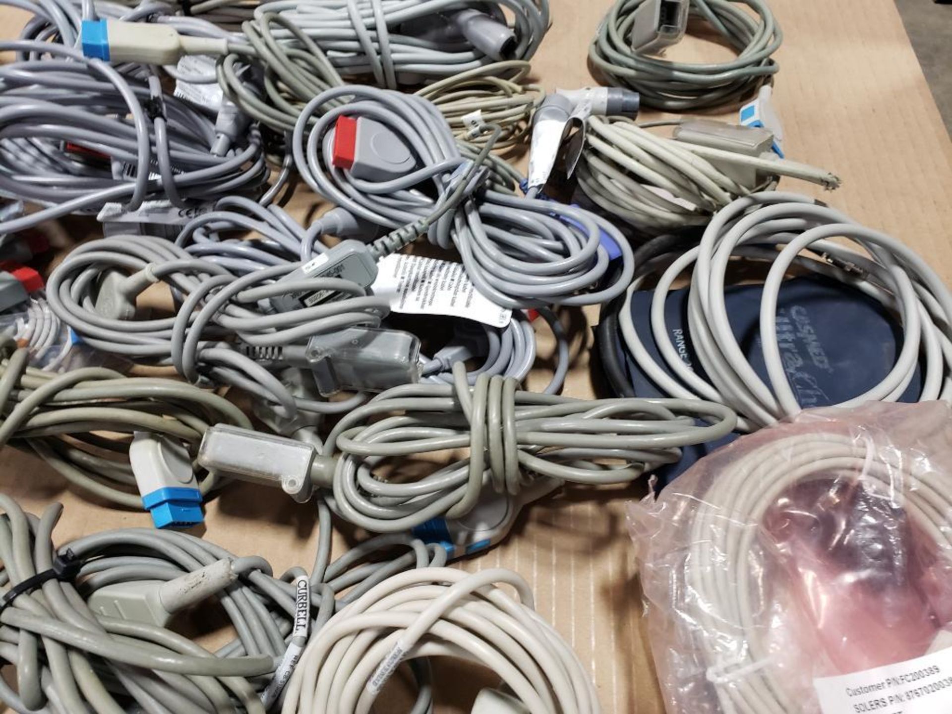 Pallet of assorted electrical medical / lab connection wires. - Image 4 of 18