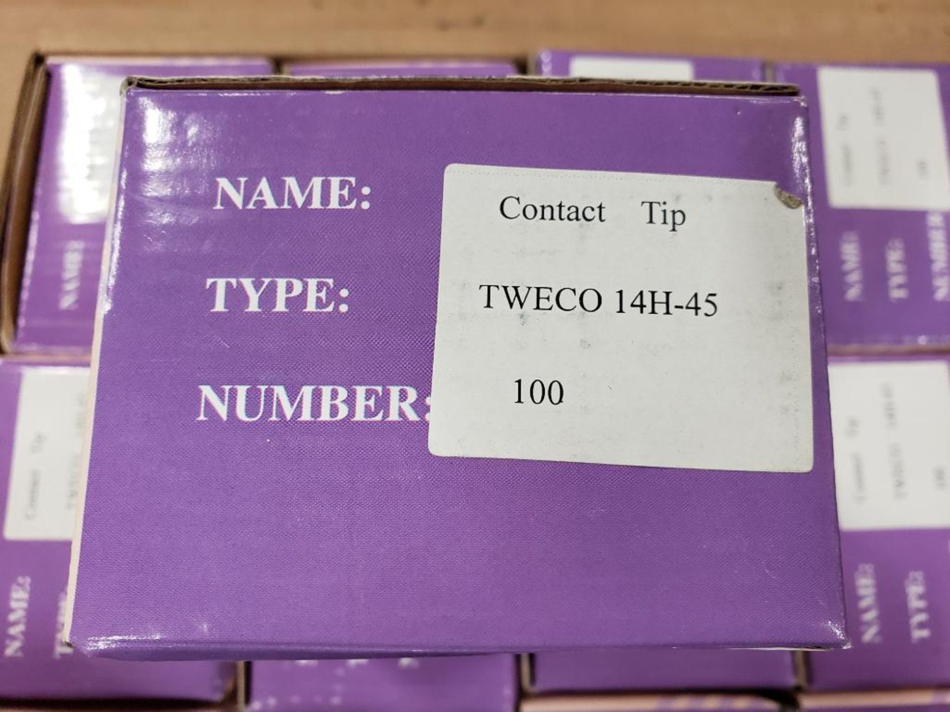 Qty 1200 - Red Onyx welding tips. Part number 14H-35. 12 boxes of 100 in 10 packs. - Image 4 of 5
