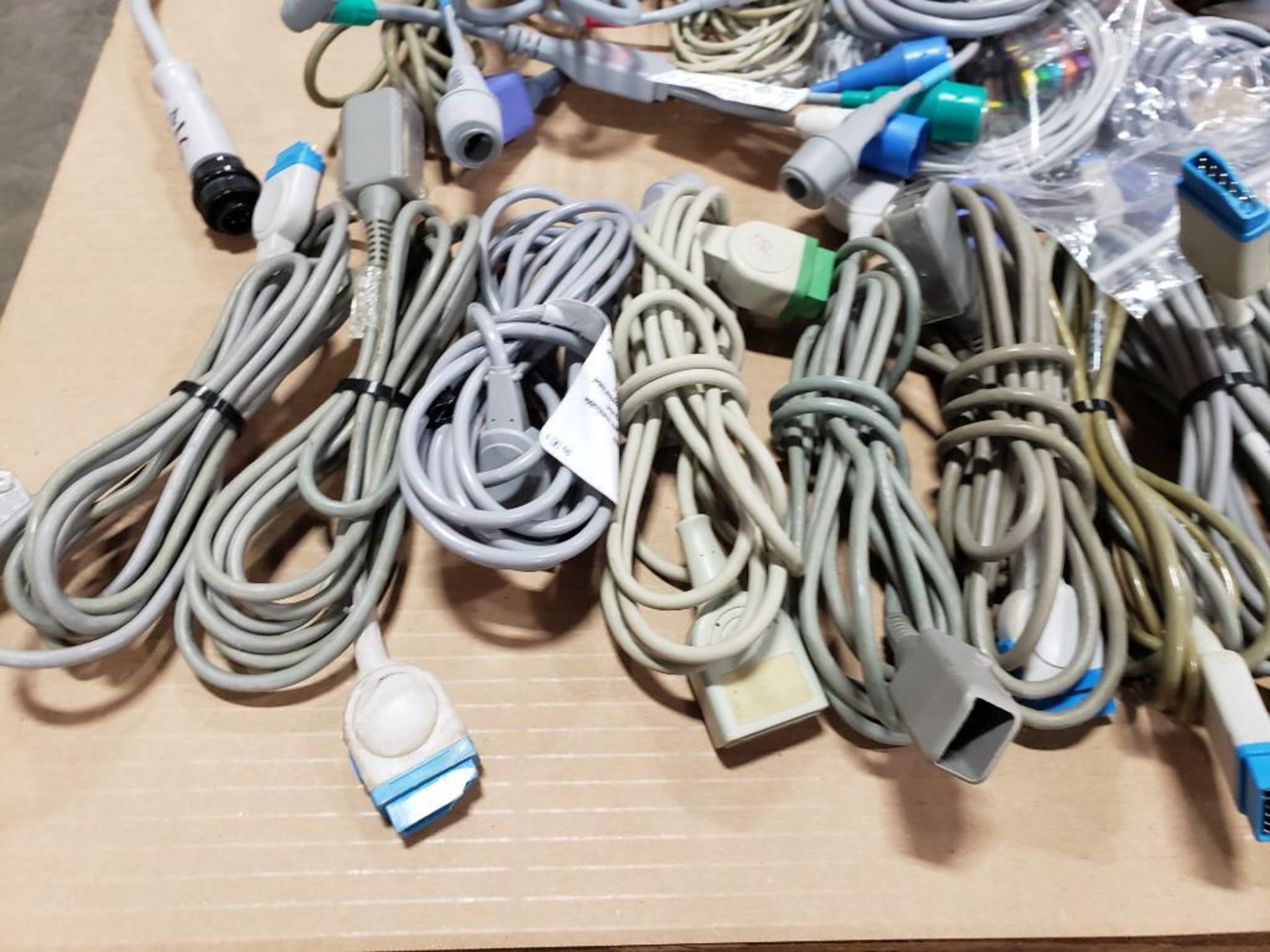 Pallet of assorted electrical medical / lab connection wires. - Image 15 of 18