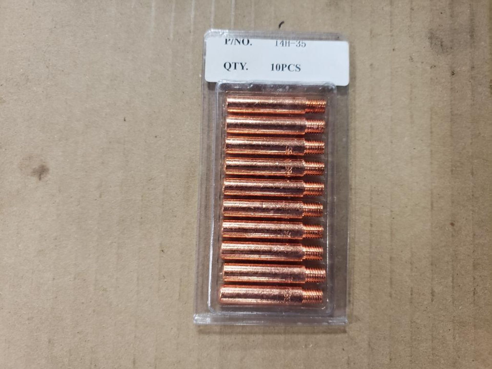 Qty 1200 - Red Onyx welding tips. Part number 14H-35. 12 boxes of 100 in 10 packs. - Image 3 of 3