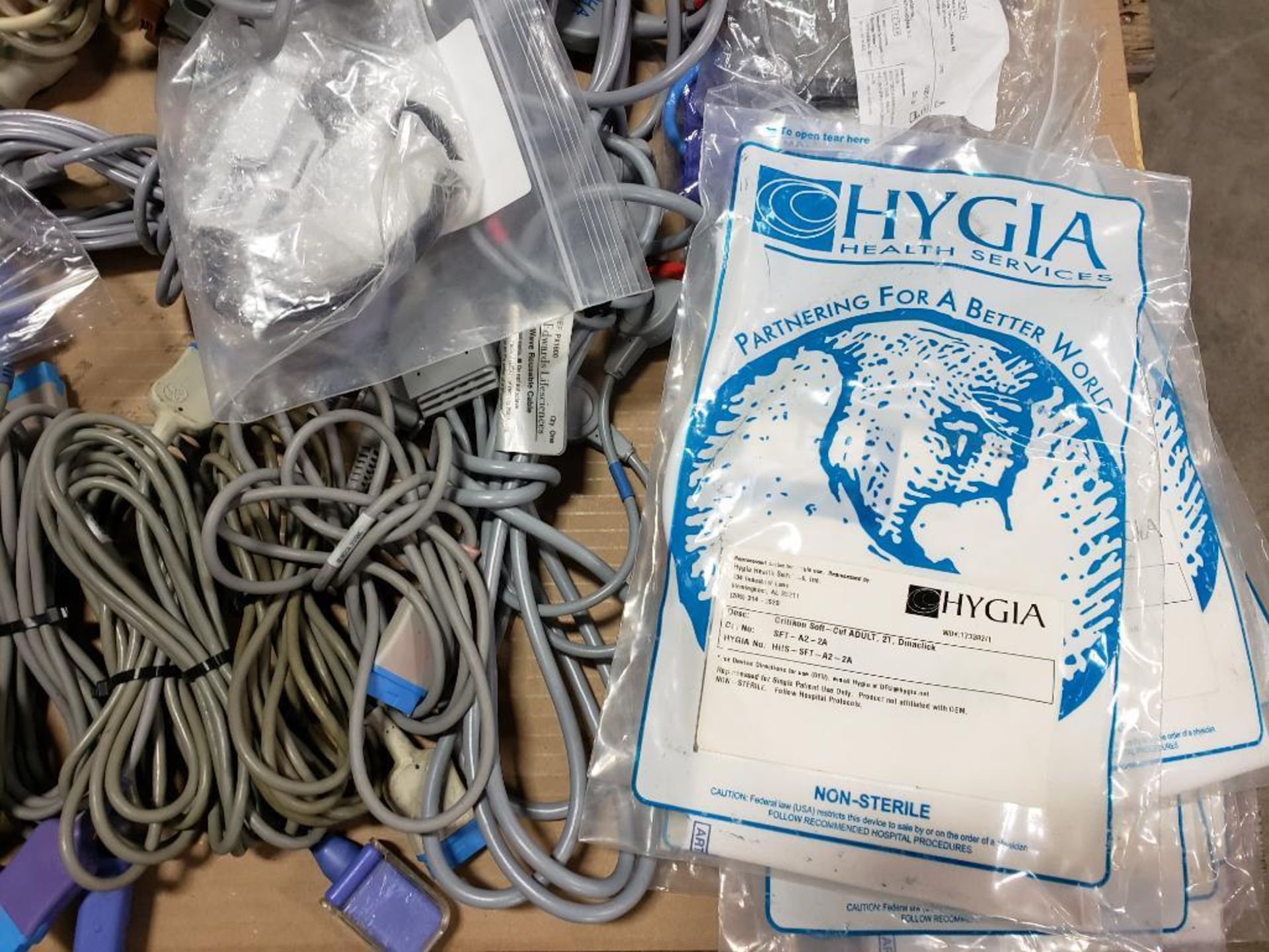 Pallet of assorted electrical medical / lab connection wires. - Image 18 of 18