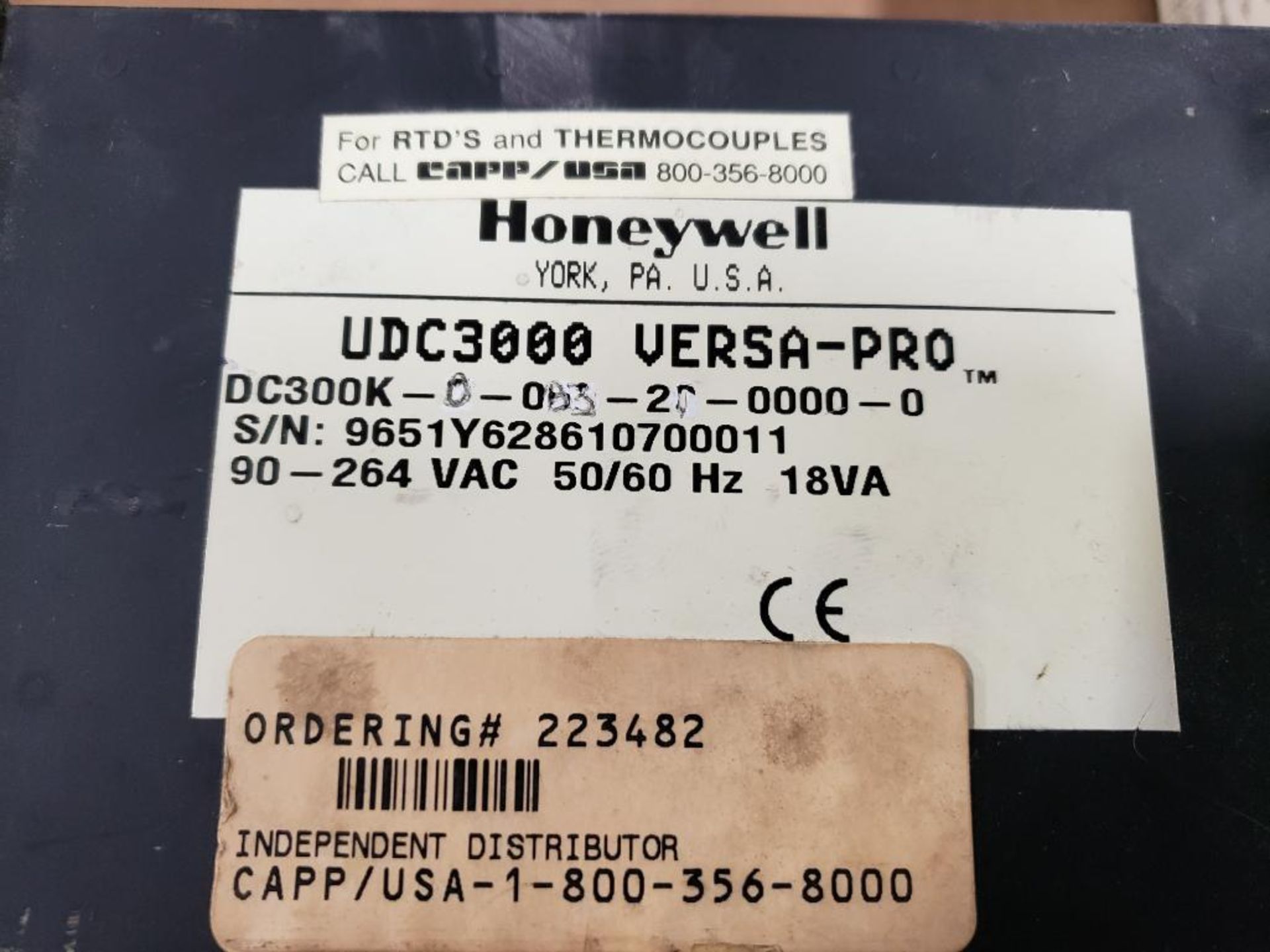 Qty 3 - Assorted Honeywell Mini-Pro temperature controller. - Image 6 of 8