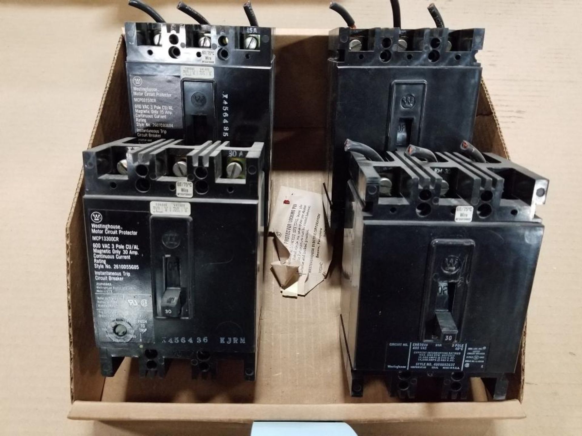 Assorted electrical breakers. Westinghouse. - Image 9 of 9