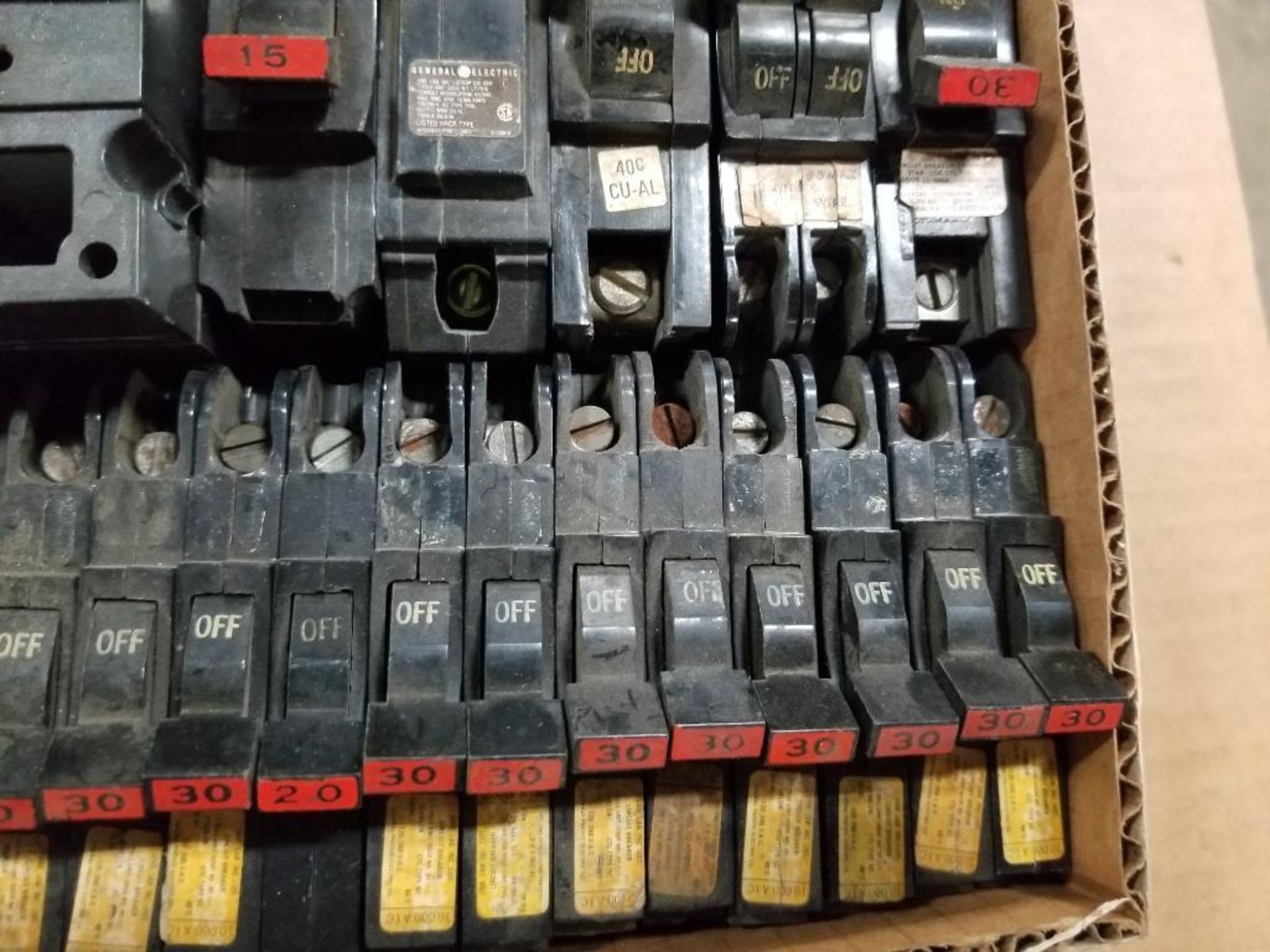 Assorted electrical breakers. Square-D, GE, Stab-lok. - Image 7 of 12